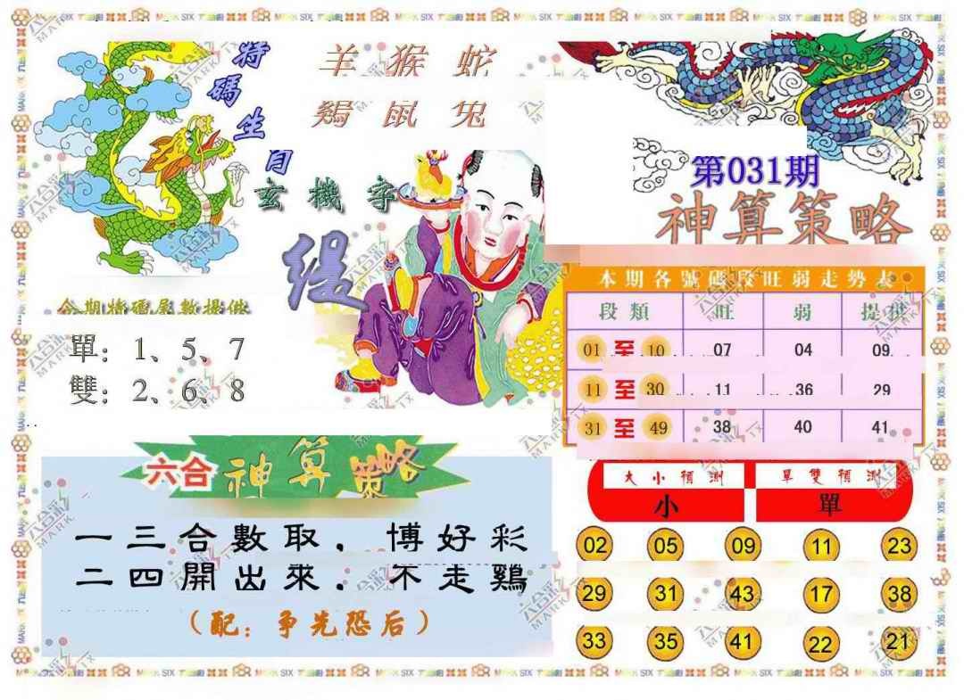 031期神算策略[图]